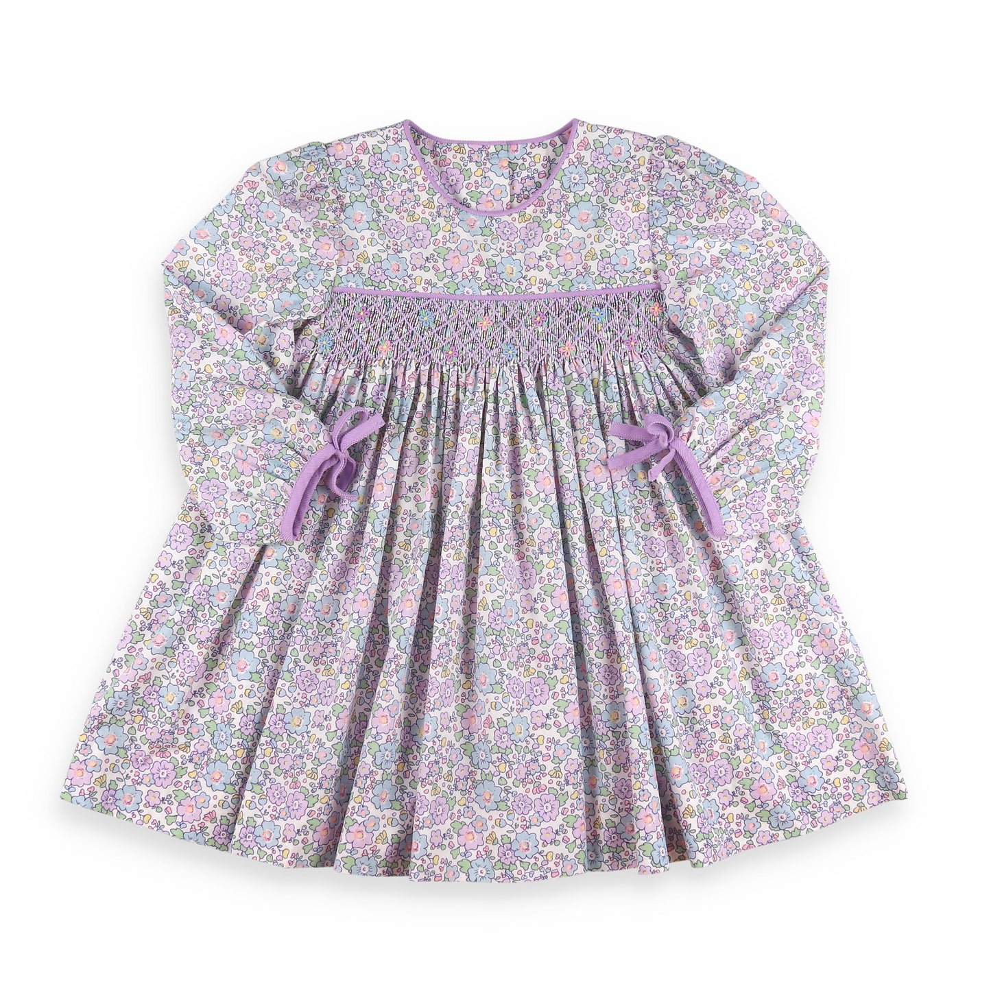 Lavender Smocked Dress