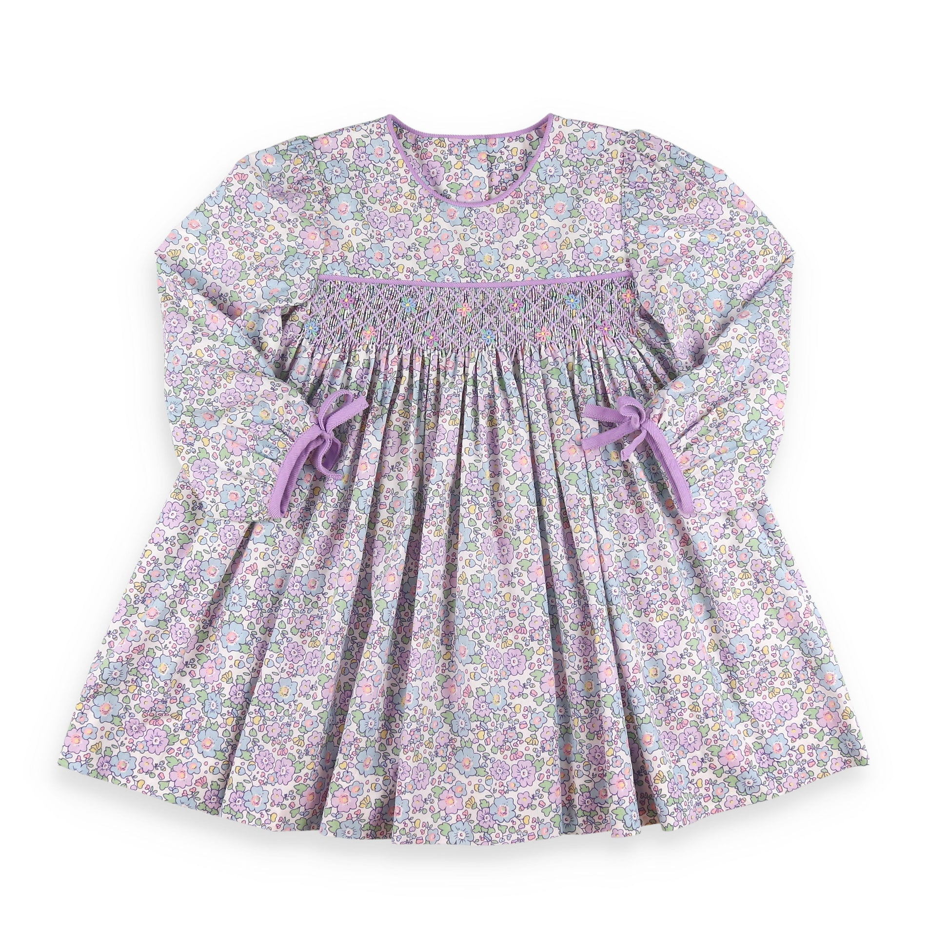 Lavender Smocked Dress