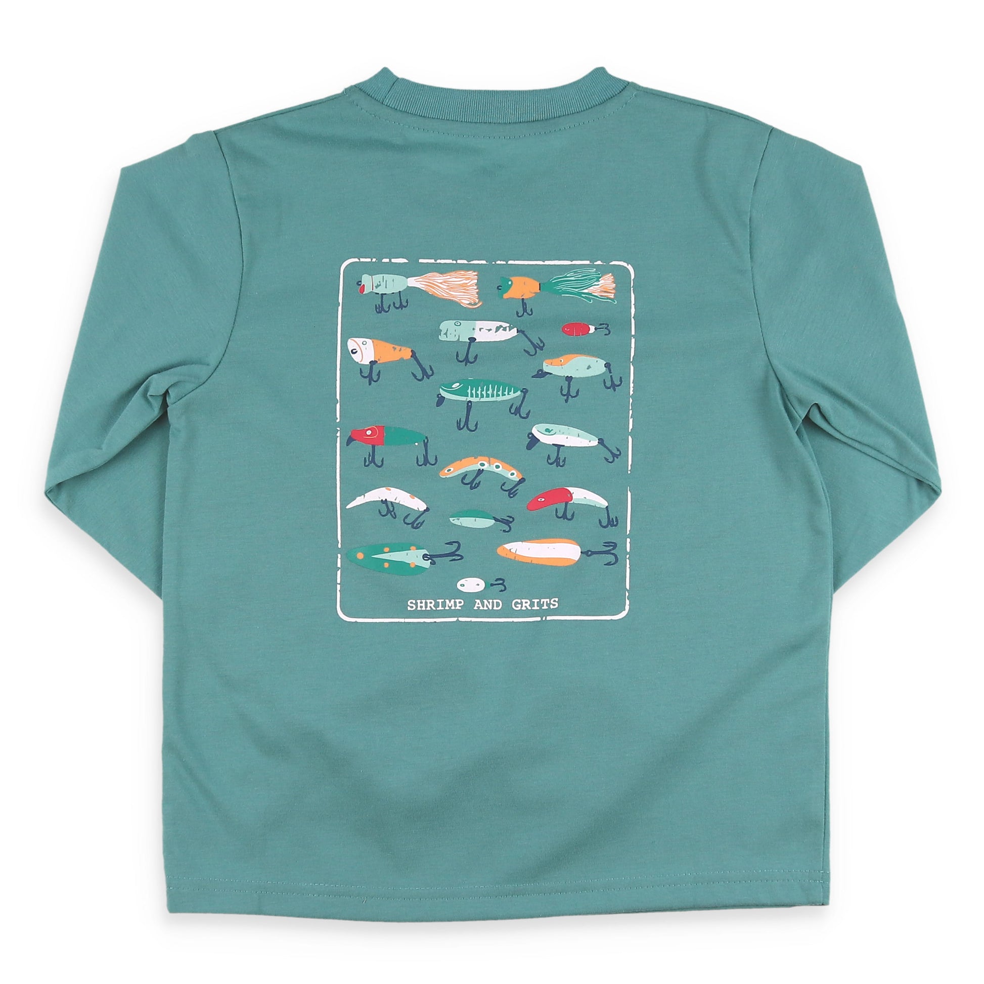 Back view of Lure Graphic Tee Back