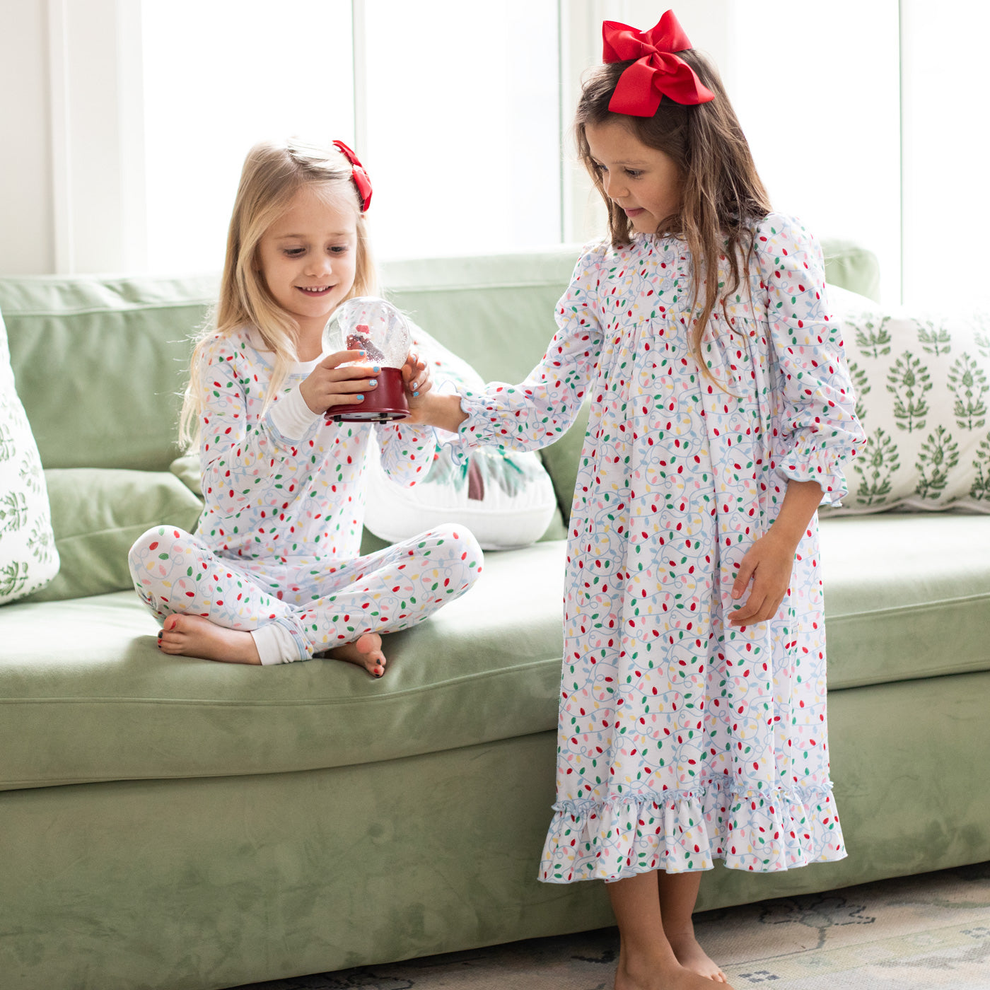 Matching sibling style for Merry Bright Bamboo Loungewear