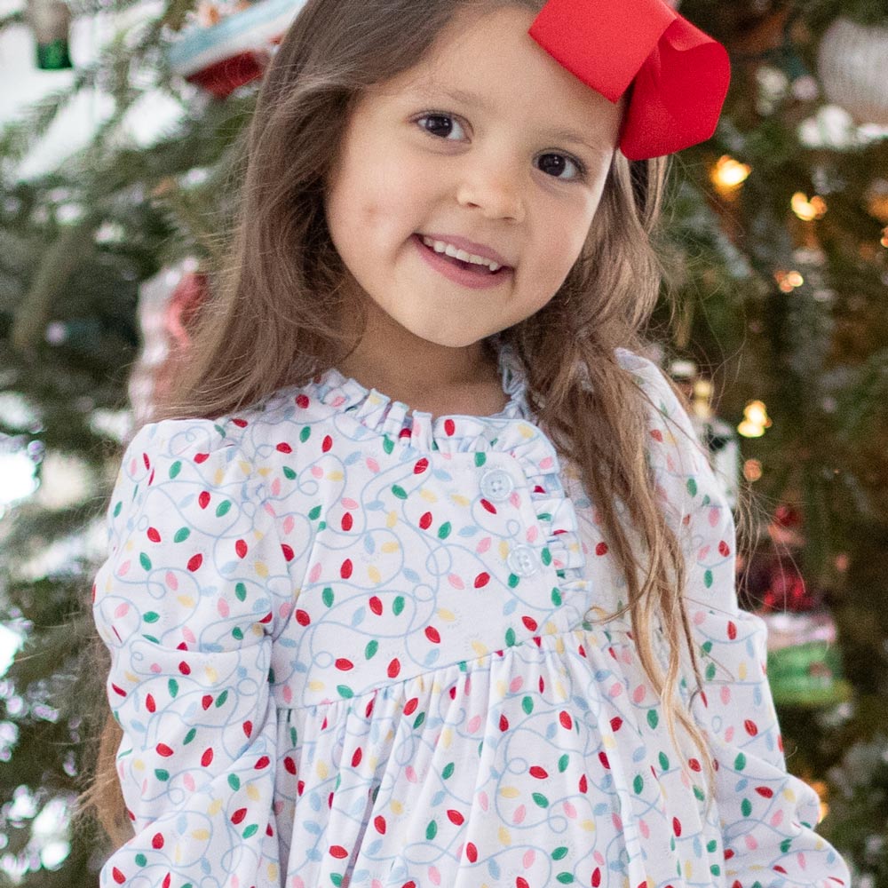 Close-up detail of Merry Bright Gown