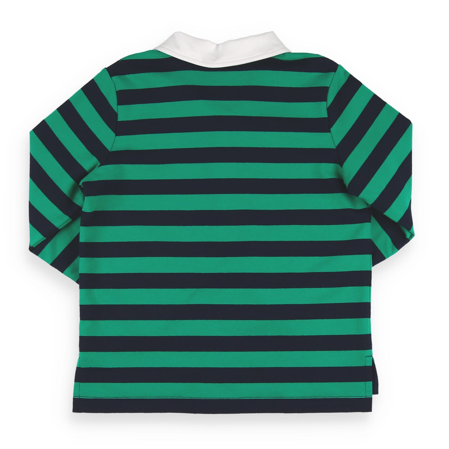 Back view of Navy Green Rugby Back