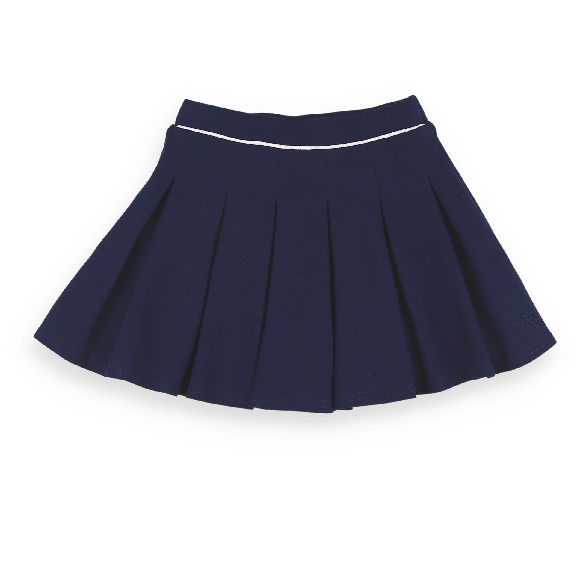 Navy Pique Knit Skort - Navy Pique Knit Skort 1