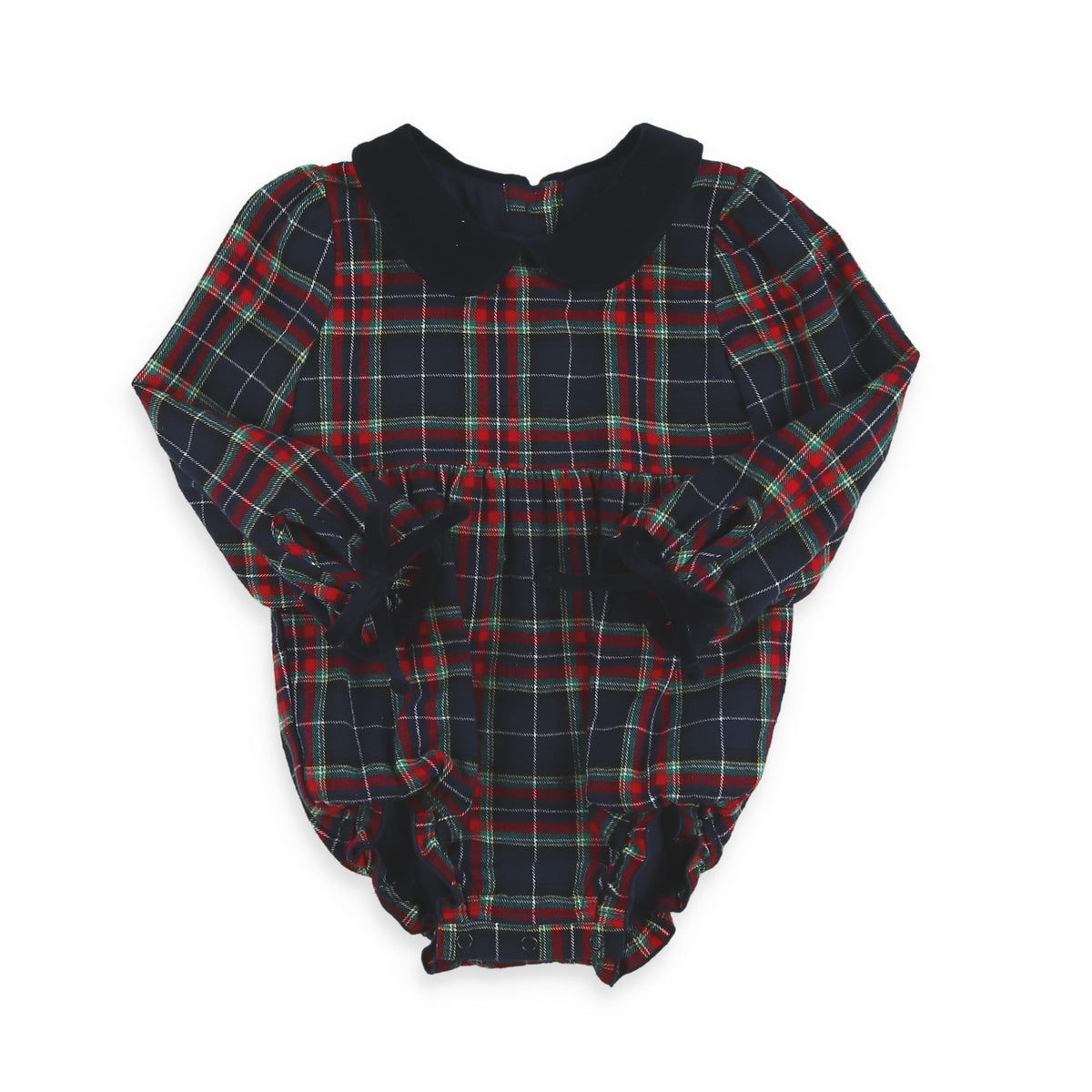 Navy Tartan Bubble