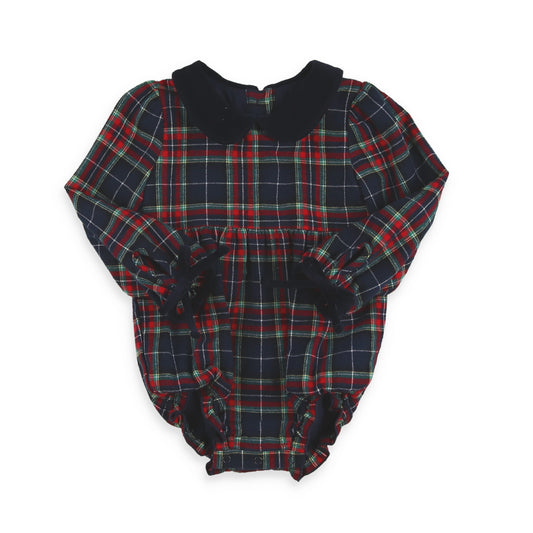 Navy Tartan Bubble