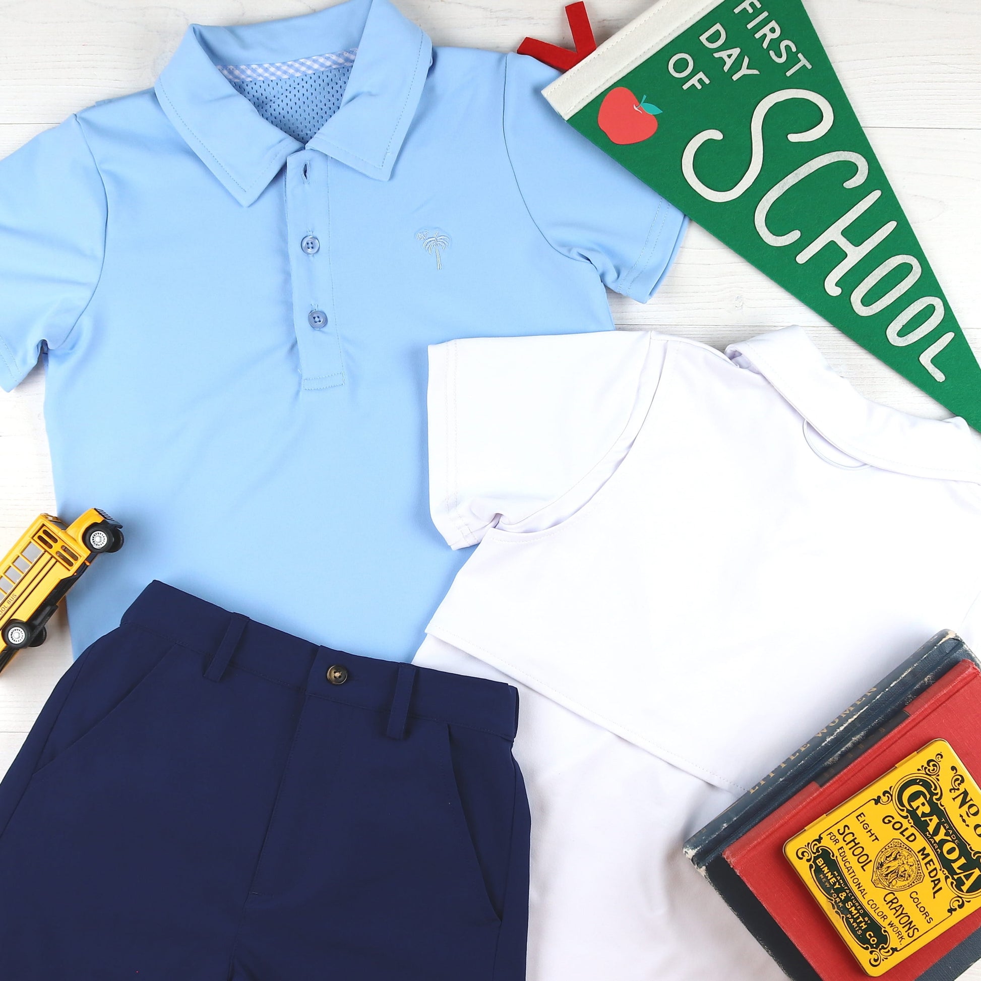 White Performance Polo - Performance Polo Boys 3