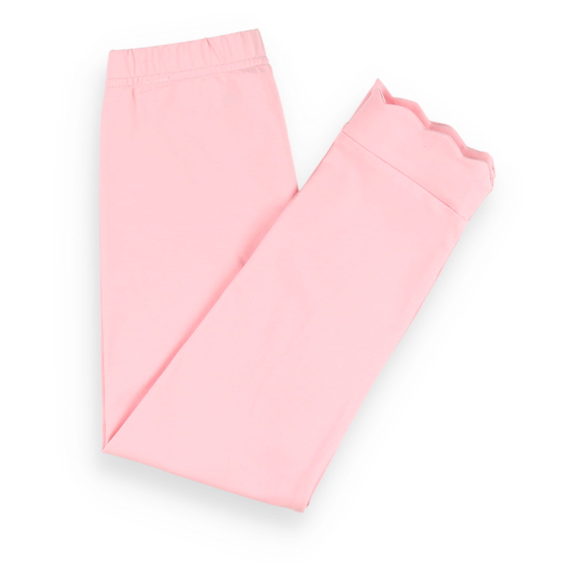 Petal Pink Scallop Leggings