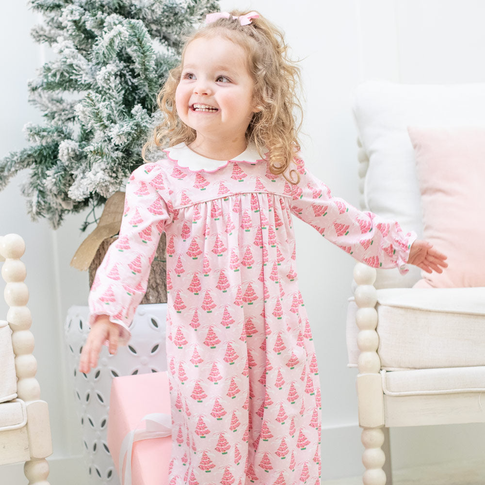 Pink Christmas Tree Bubble