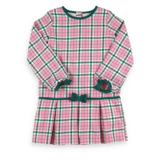 Pink Plaid Dress