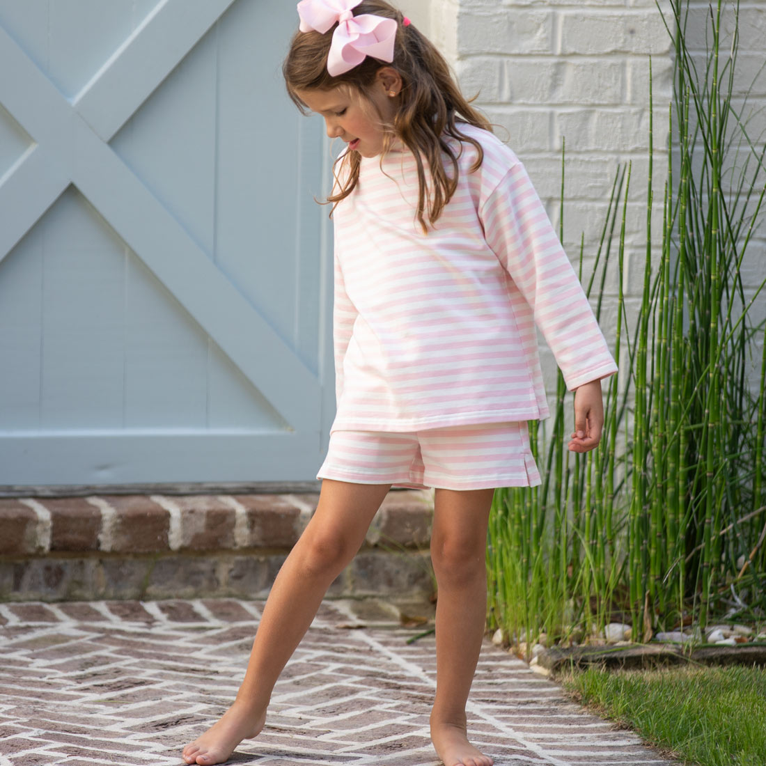 Pink Stripe Comfy Set