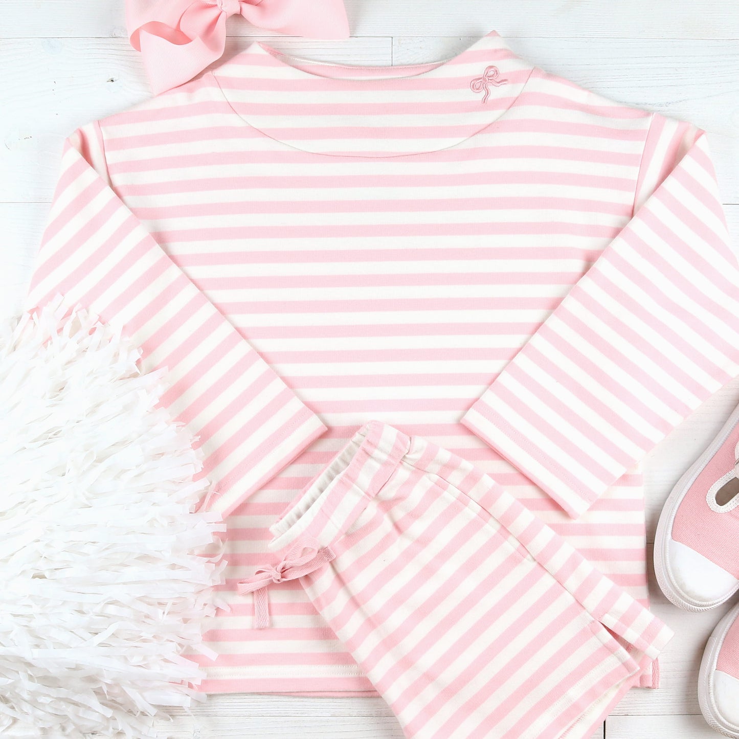 Pink Stripe Comfy Set