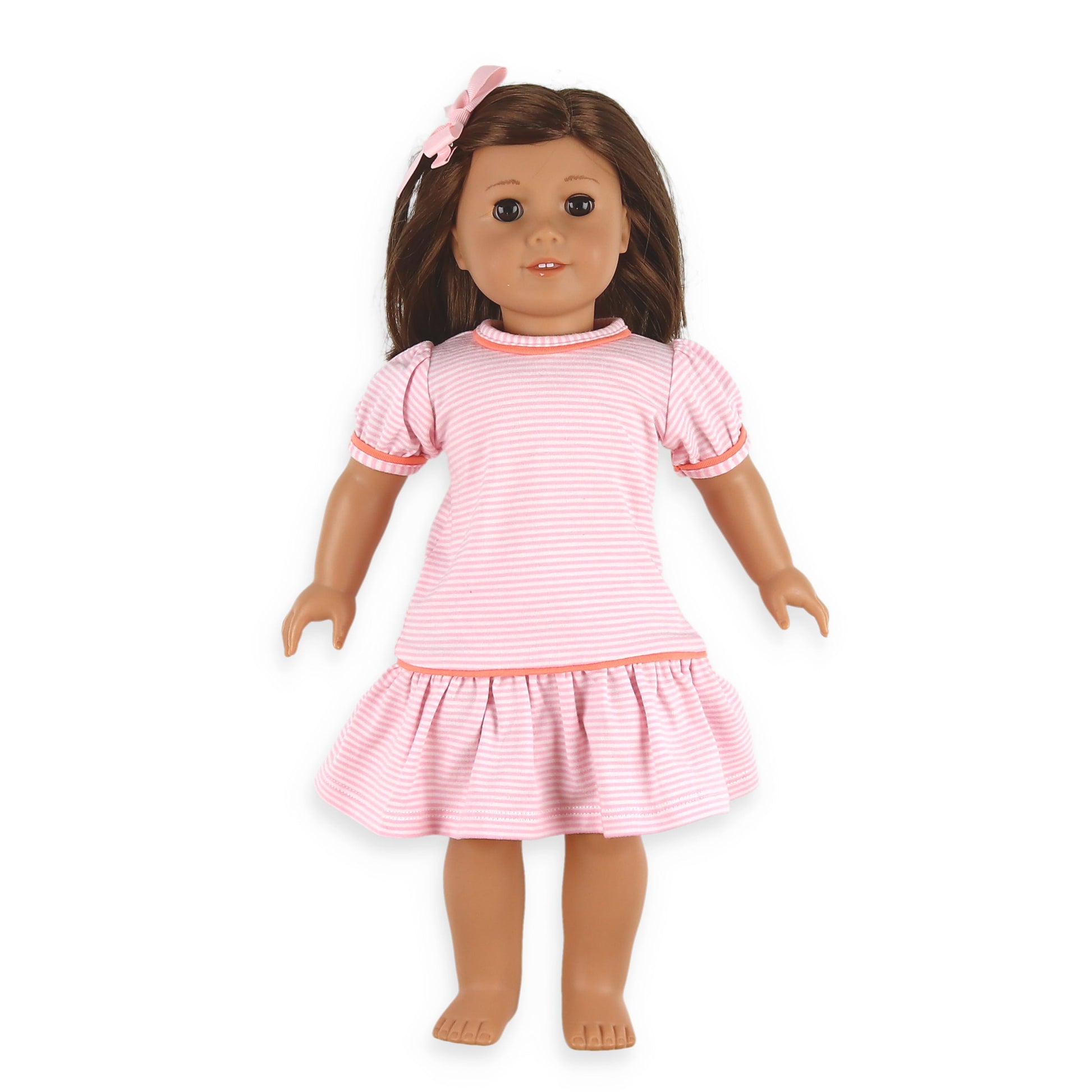 Pumpkin Bow Dress Doll 01Batch boutique children's clothing