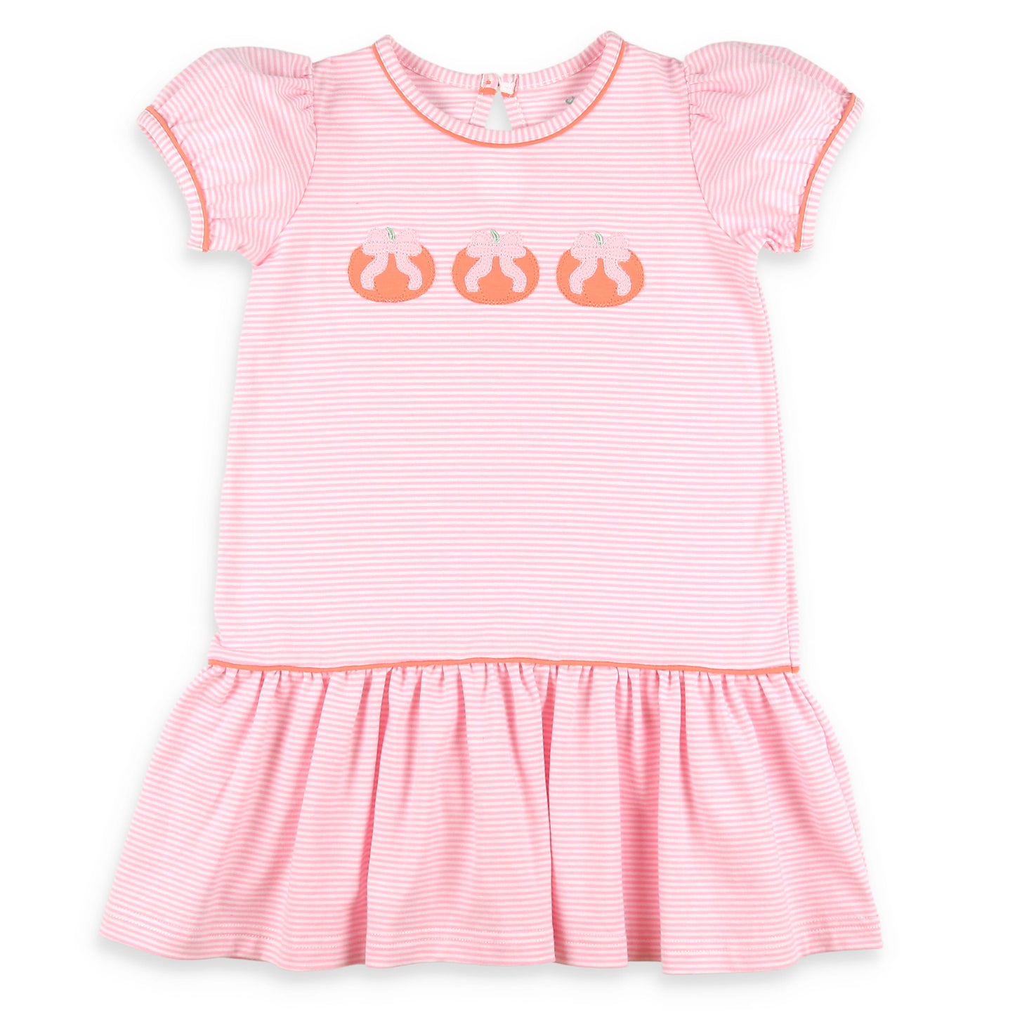 Front view of Pumpkin Bow Dress