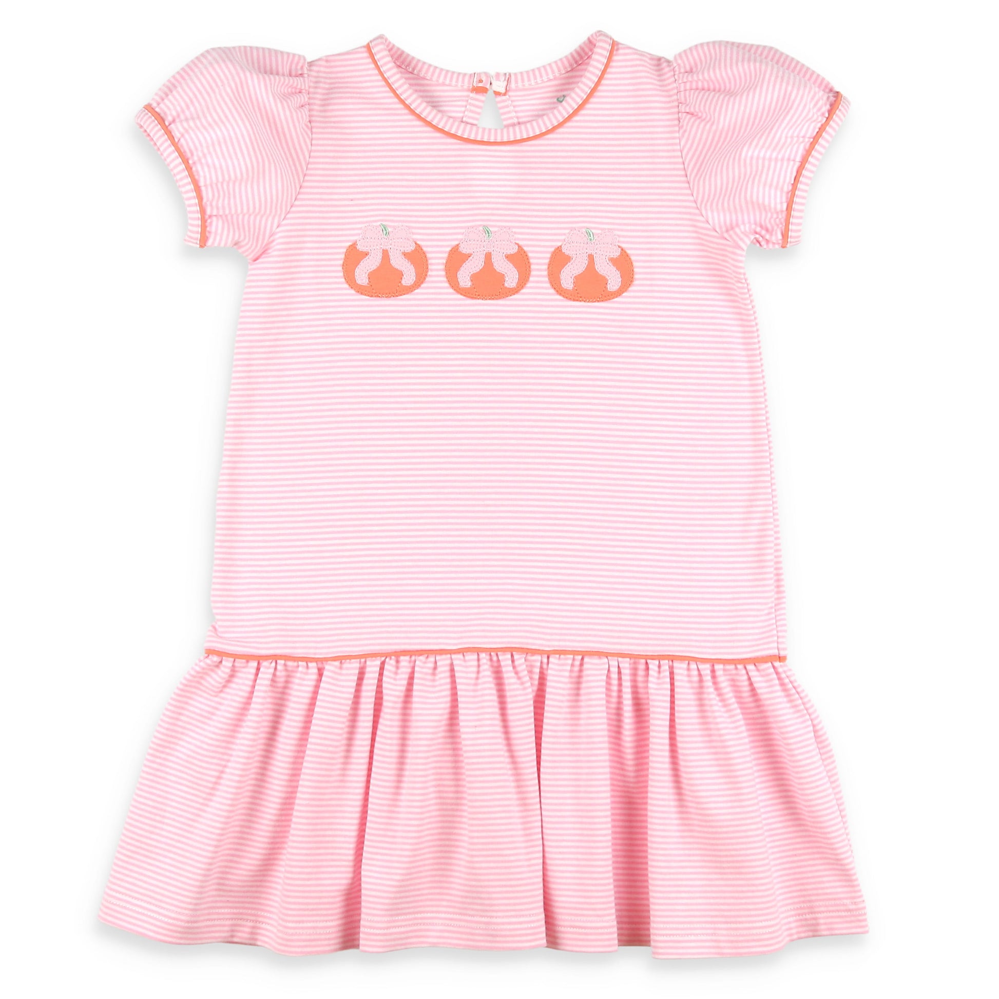 Front view of Pumpkin Bow Dress