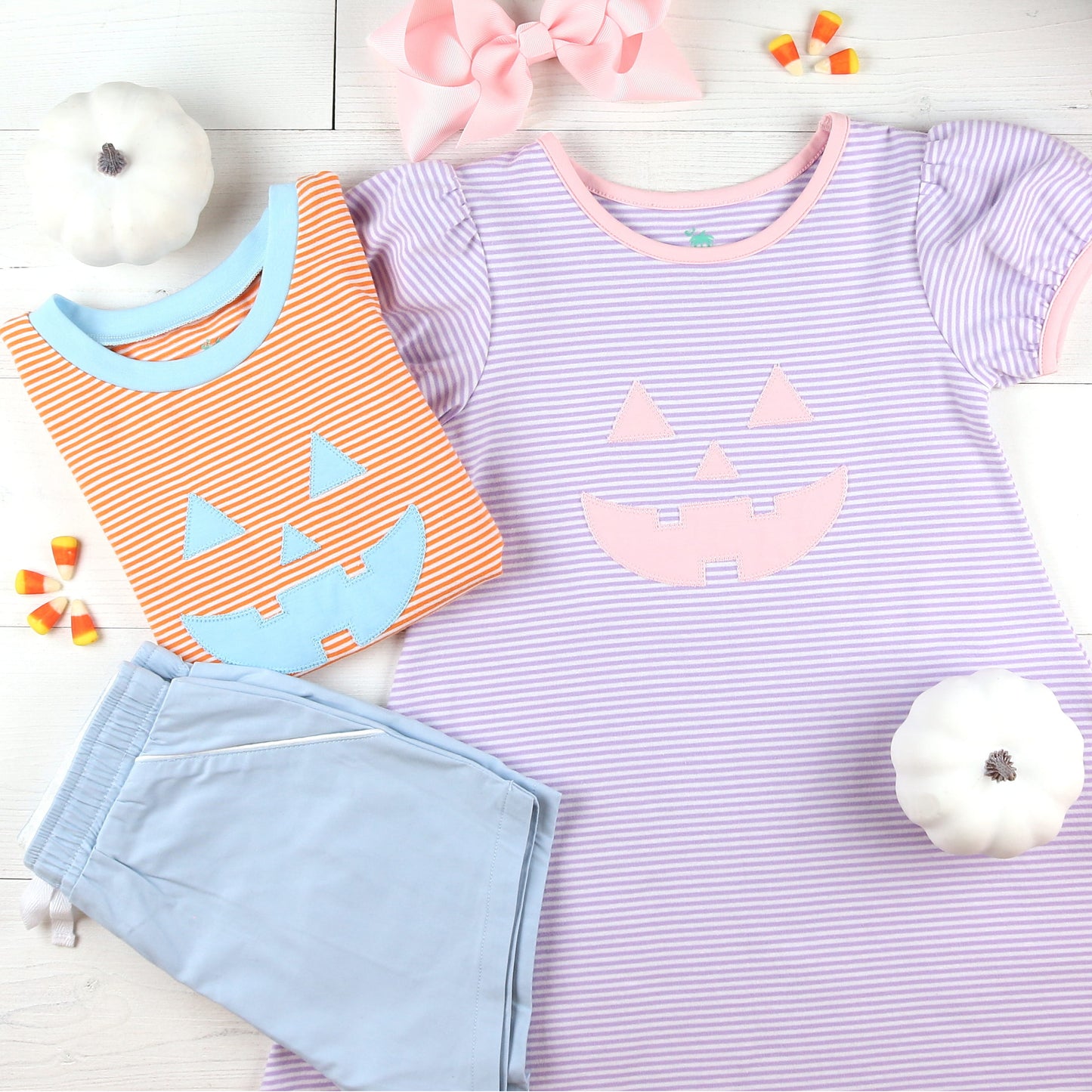 Pumpkin Party Dress boutique children's clothing