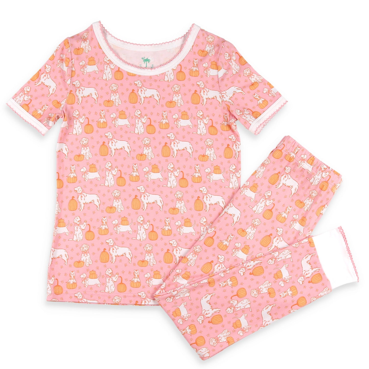 Pumpkin Paws Pink Bamboo Loungewear boutique children's clothing