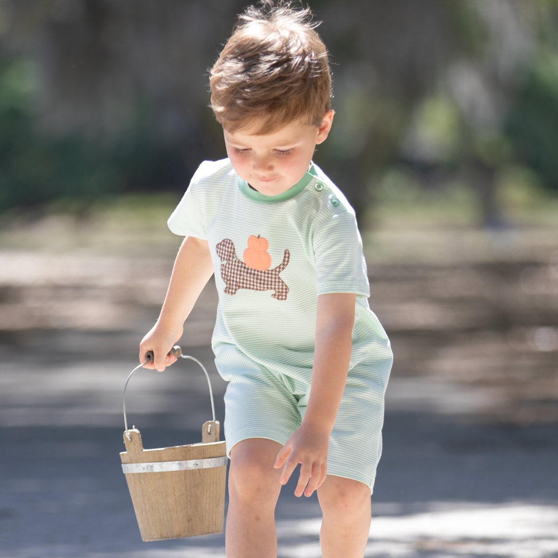 Pumpkin Paws Romper boutique children's clothing