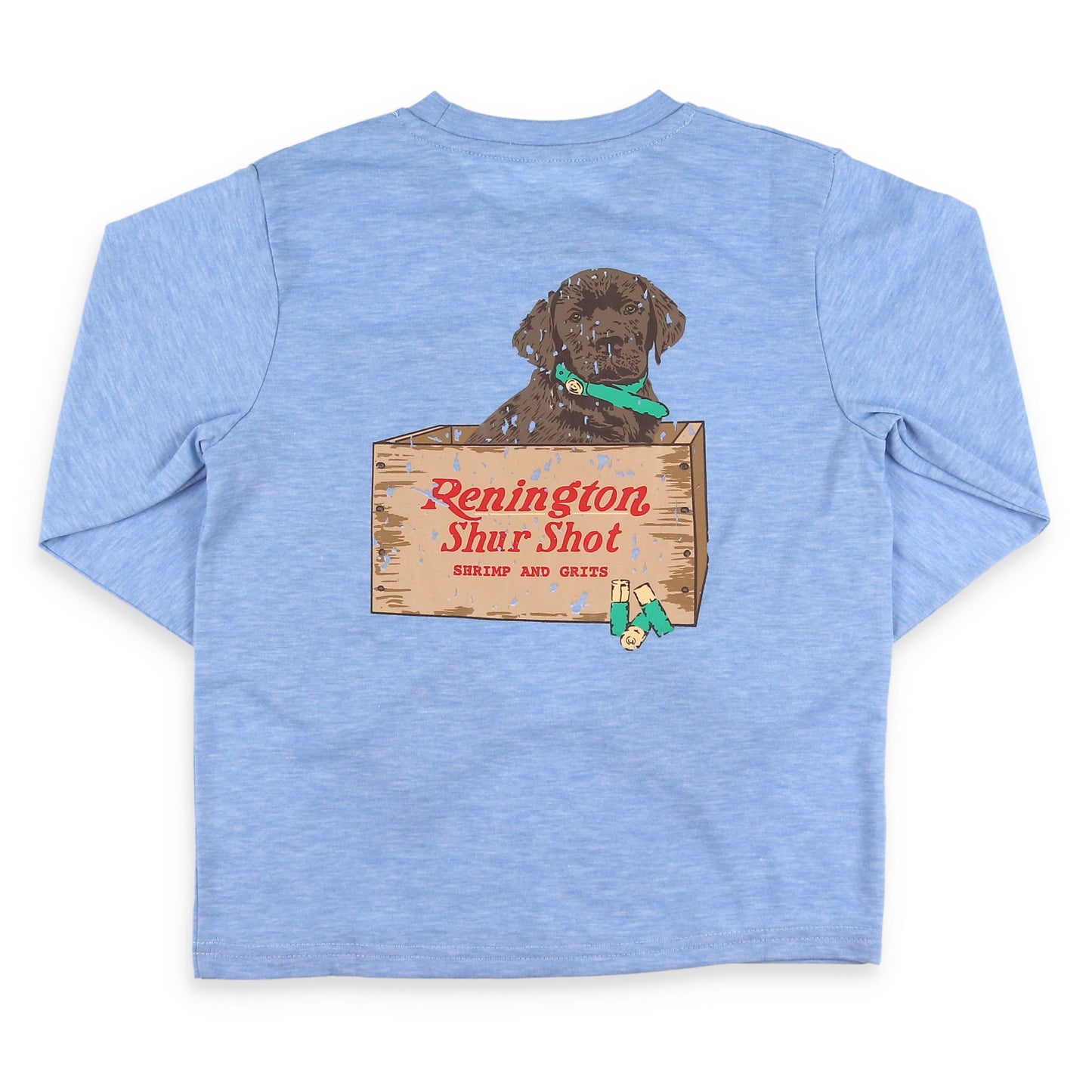 Back view of Puppy Graphic Tee Back