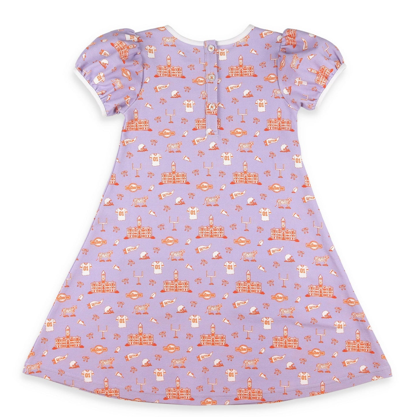 Back view of Purple Spirit Dress