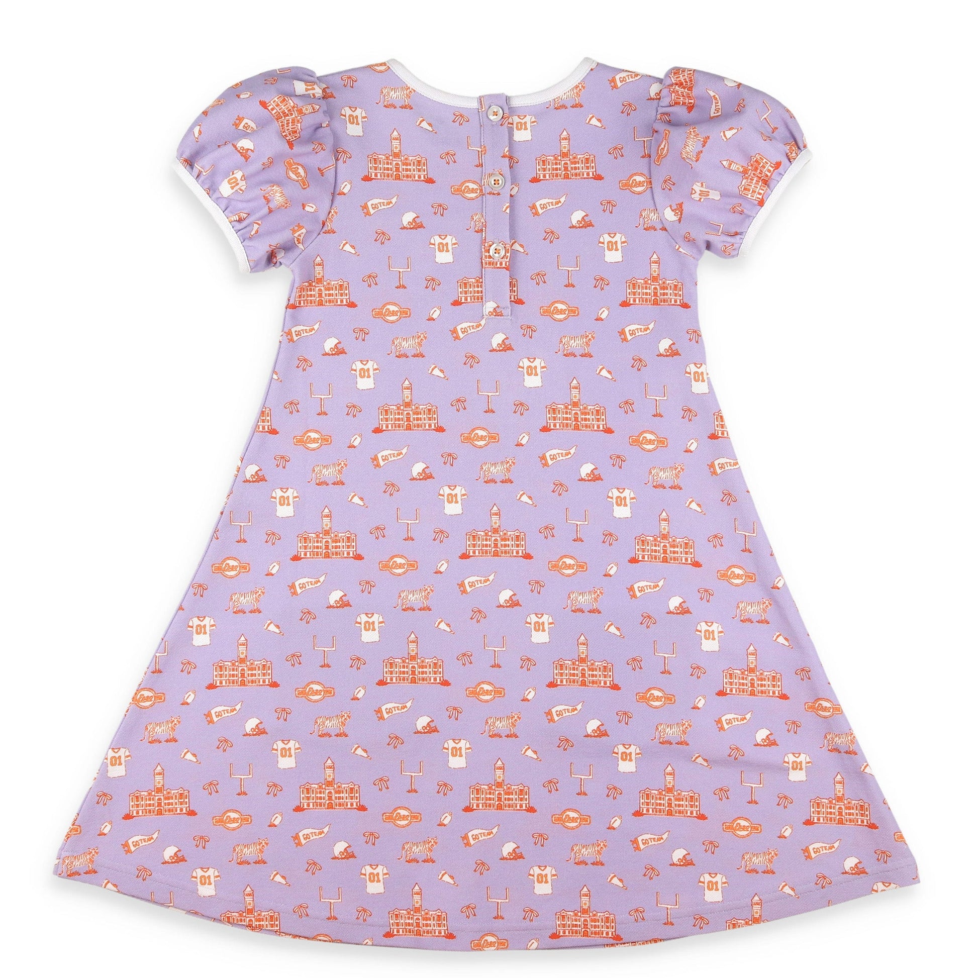 Back view of Purple Spirit Dress