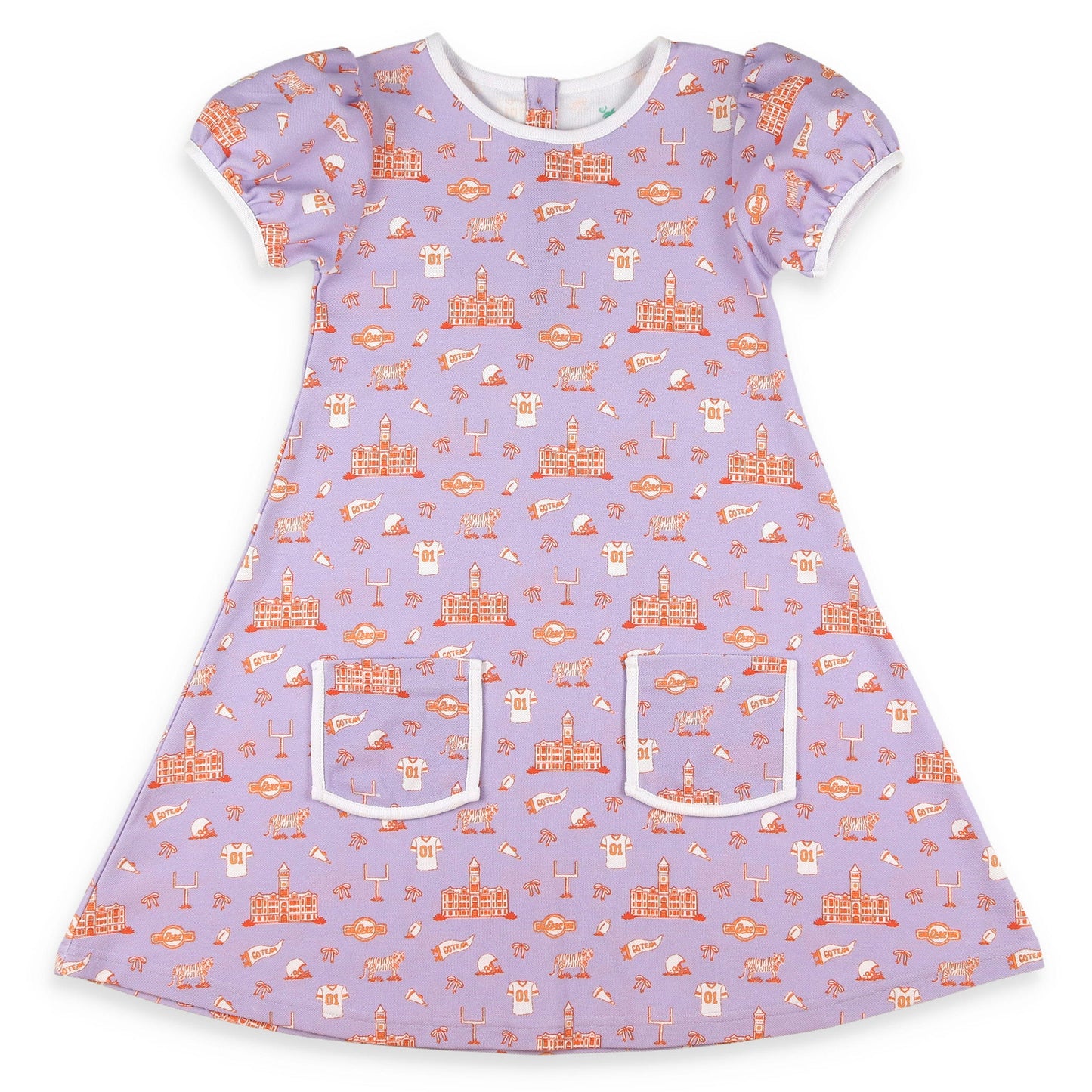 Front view of Purple Spirit Dress