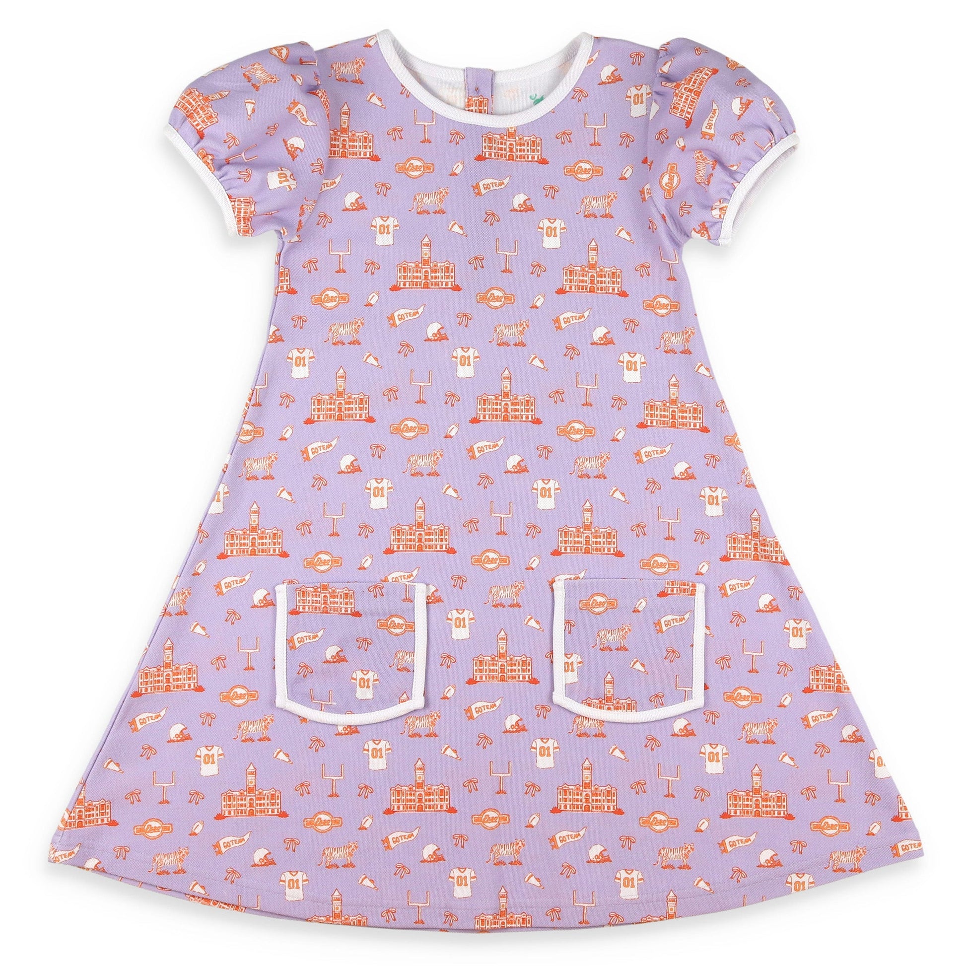Front view of Purple Spirit Dress