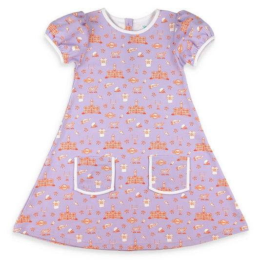 Front view of Purple Spirit Dress