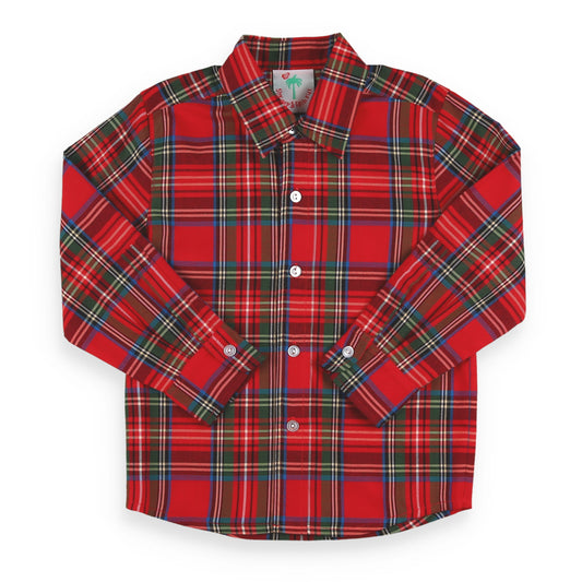 Red Plaid Oxford