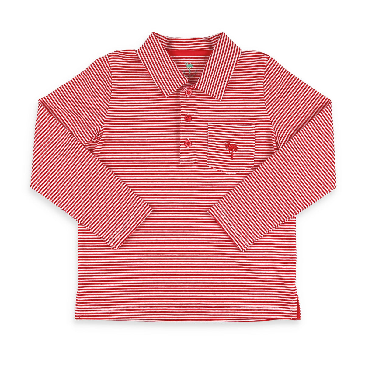 Red Stripe Polo