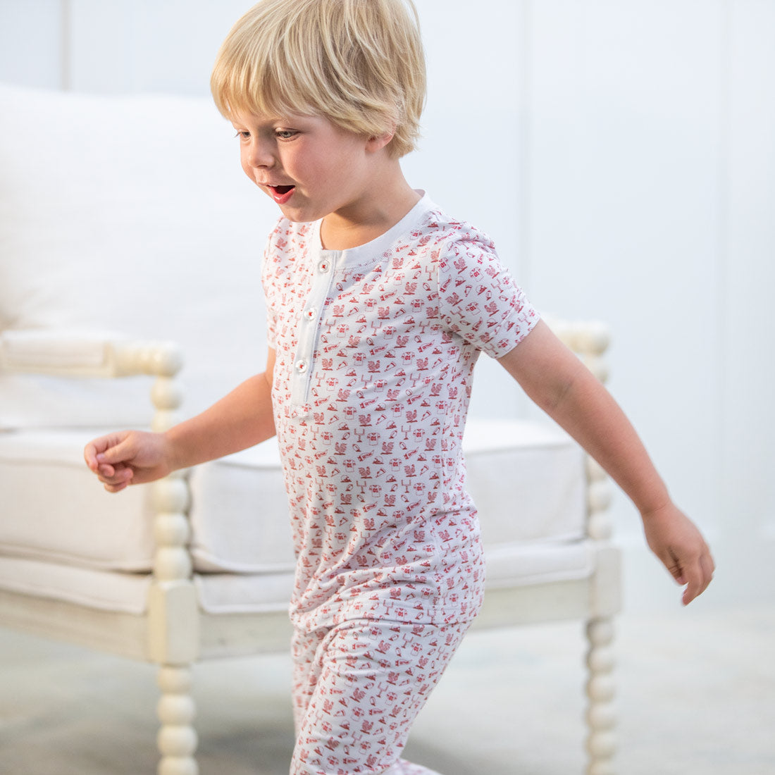 Rooster Spirit Bamboo Loungewear boutique children's clothing
