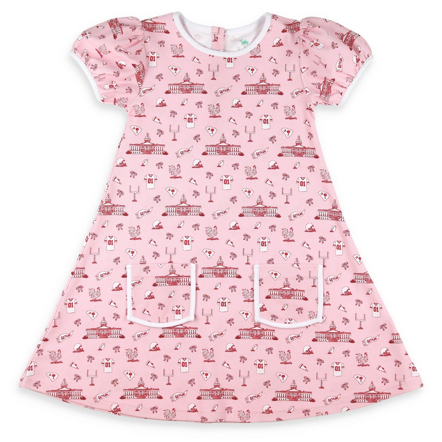 Front view of Rooster Spirit Dress