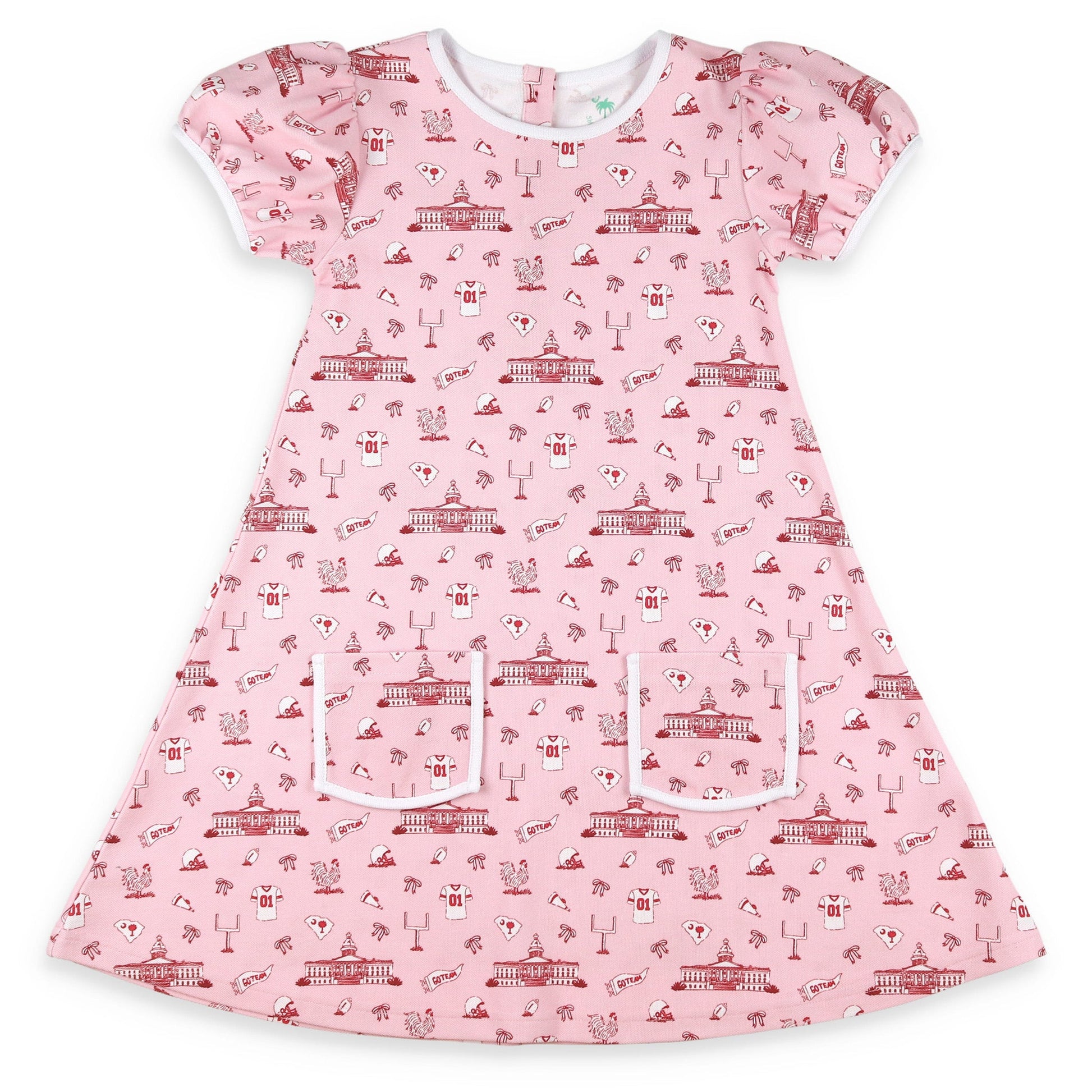 Front view of Rooster Spirit Dress