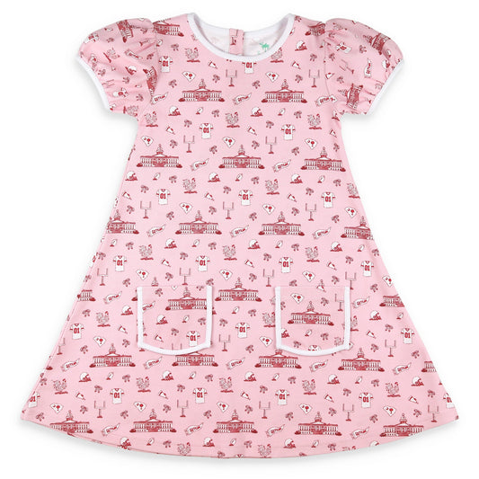Front view of Rooster Spirit Dress