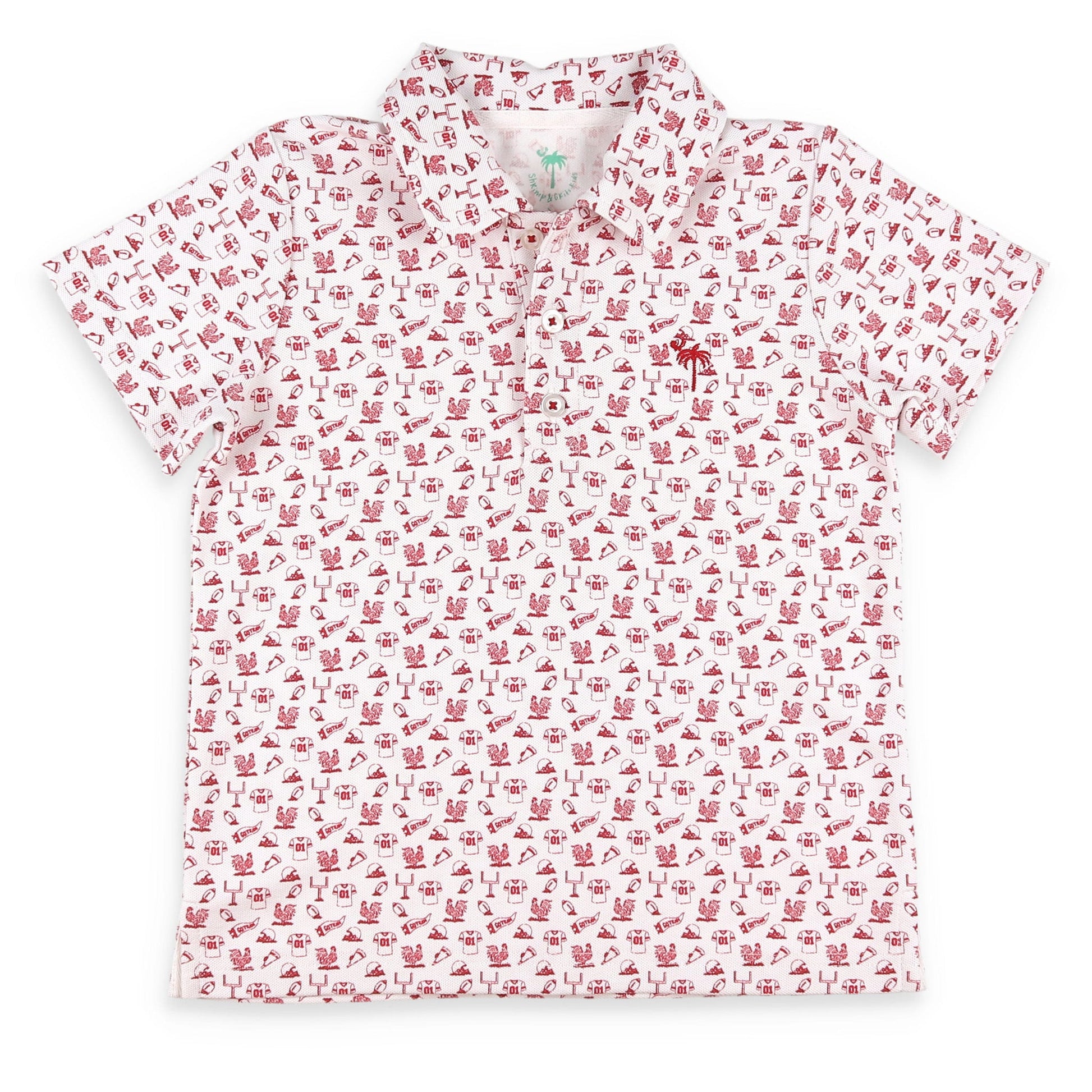 Rooster Spirit Polo boutique children's clothing