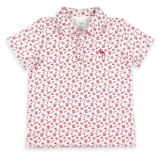 Rooster Spirit Polo boutique children's clothing