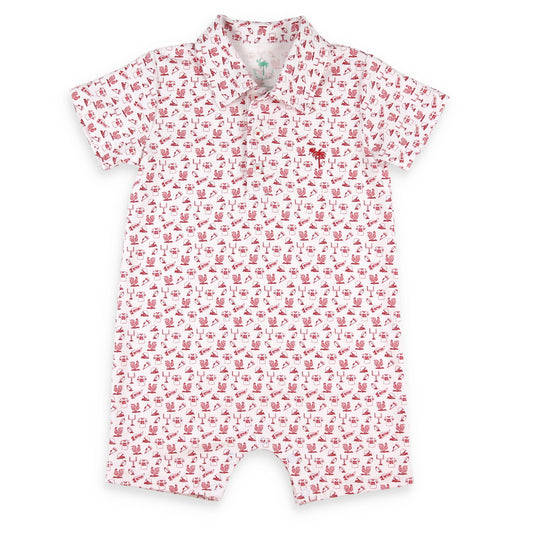 Rooster Spirit Romper boutique children's clothing