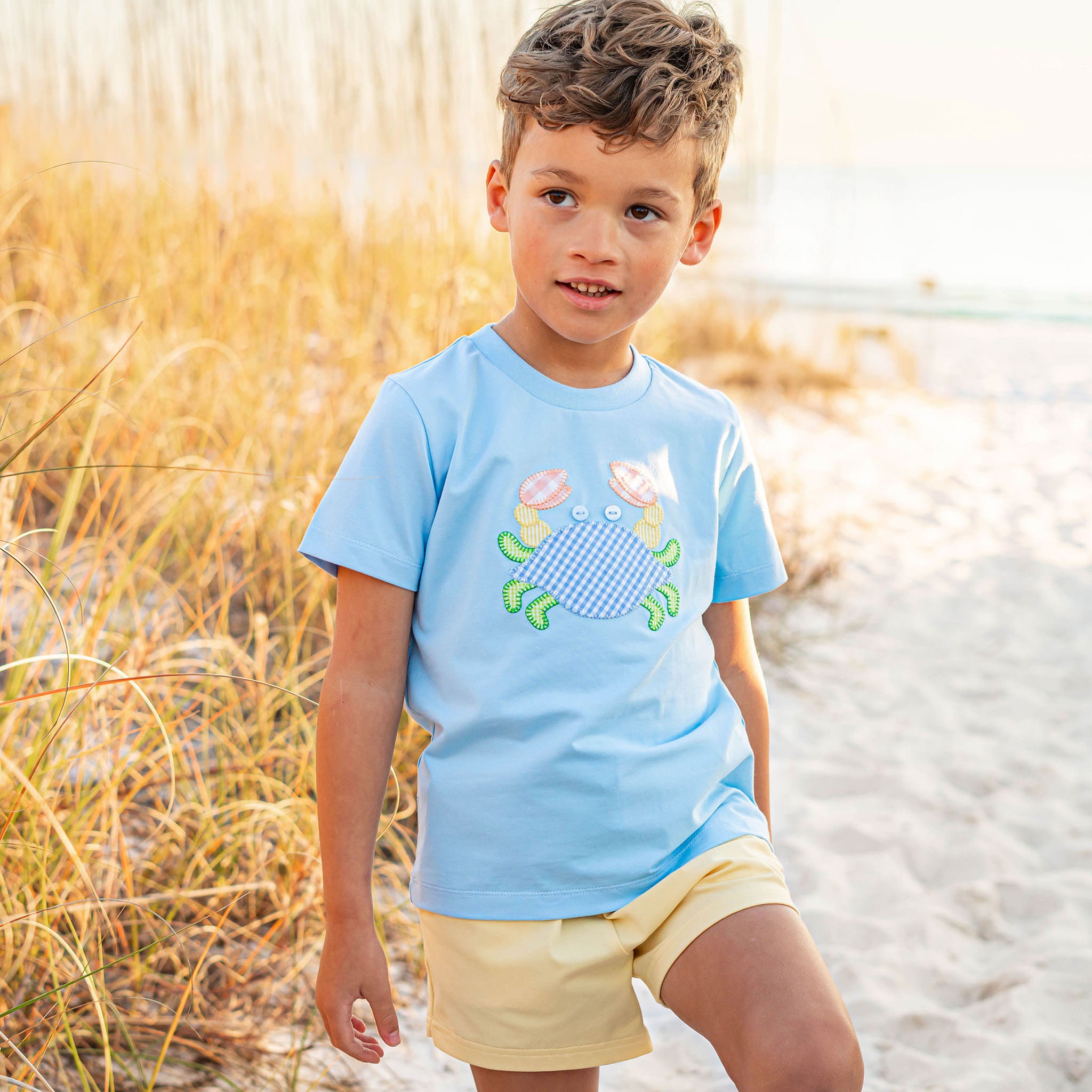 Yellow Knit Shrimp Shorts – Shrimp and Grits Kids