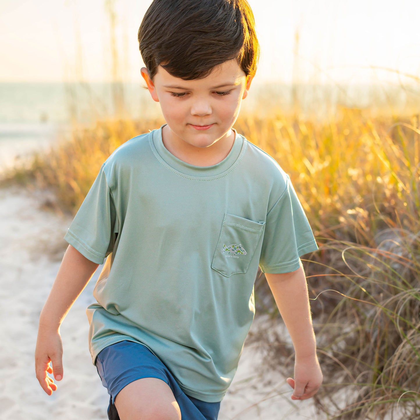 Ocean Blue Performance Shorts