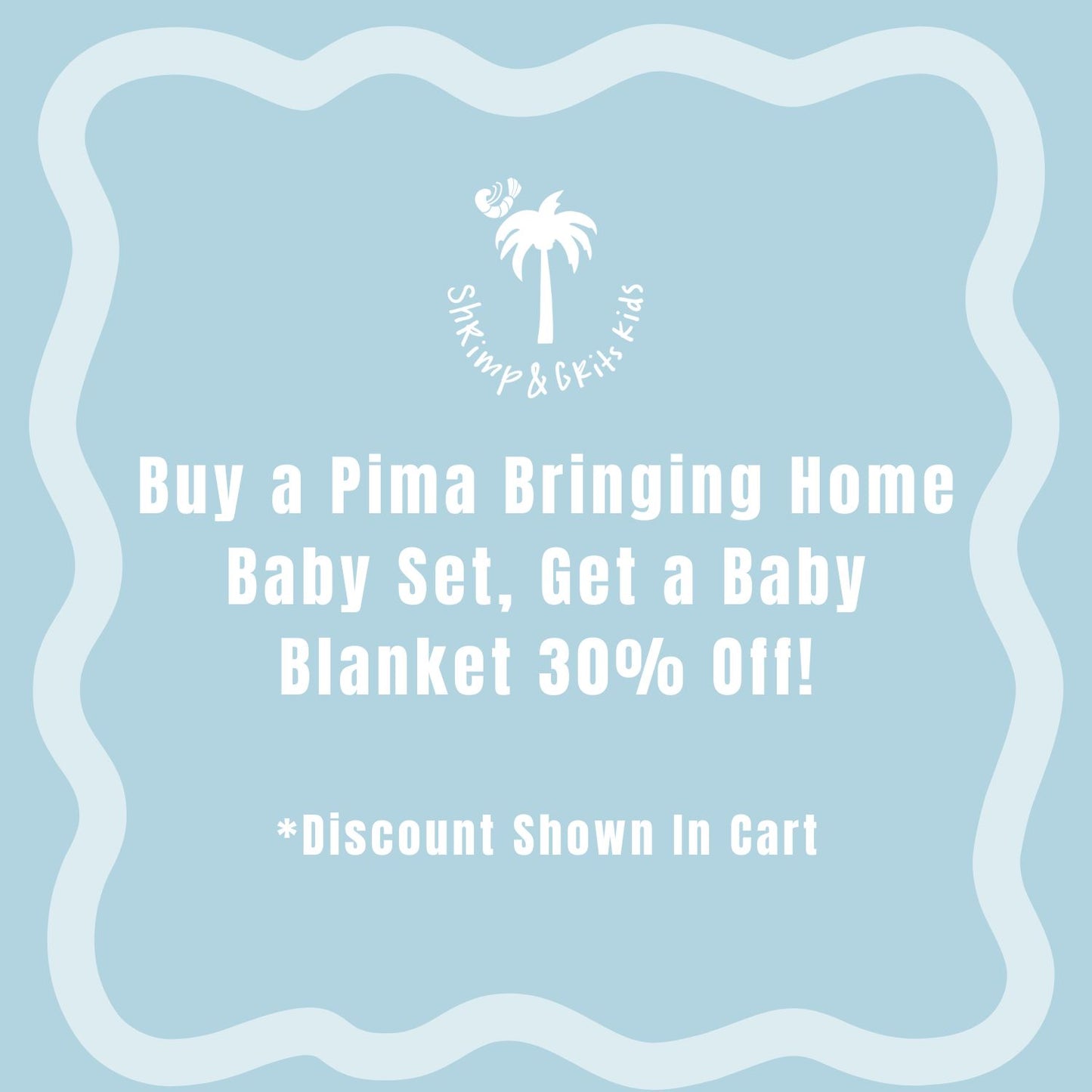 Girls Pima Bringing Home Baby Set - Pink Stripe