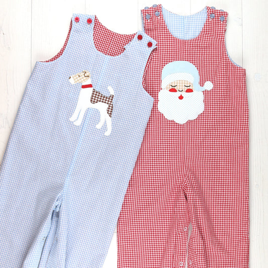 Santa Dog Reversible Longall