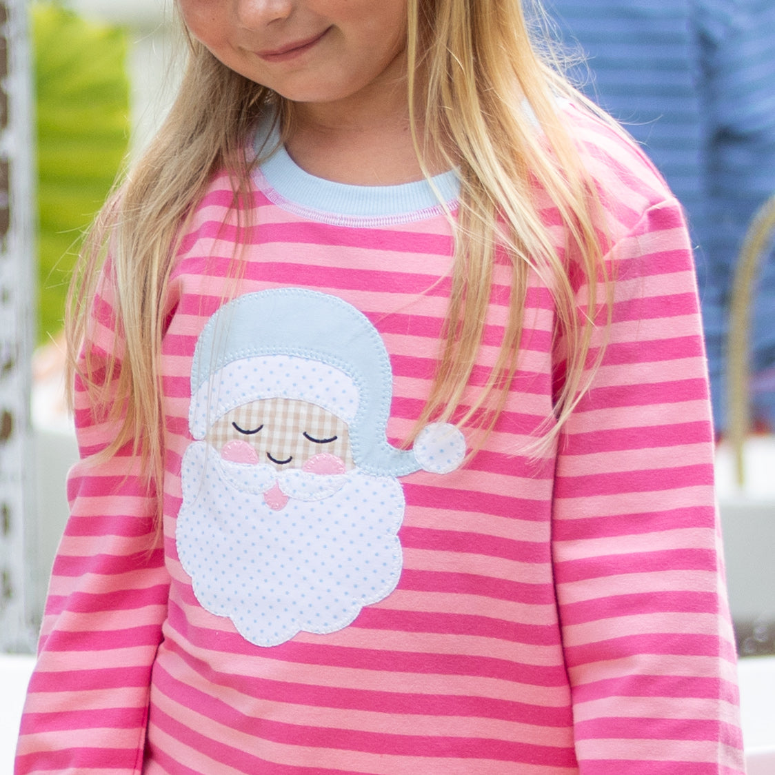 Santa Girls Sweatset - close-up detail