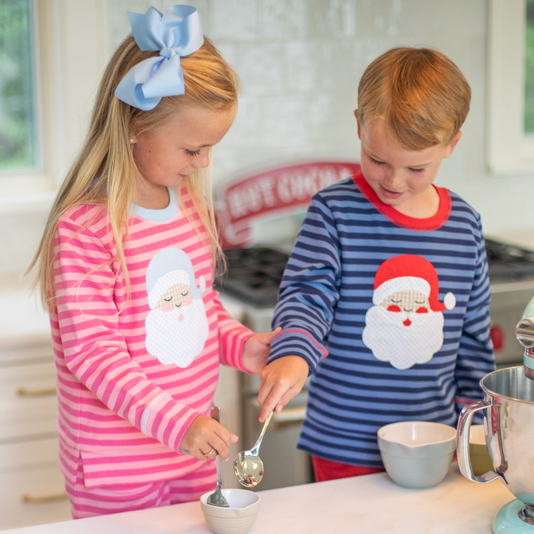 Santa Girls Sweatset