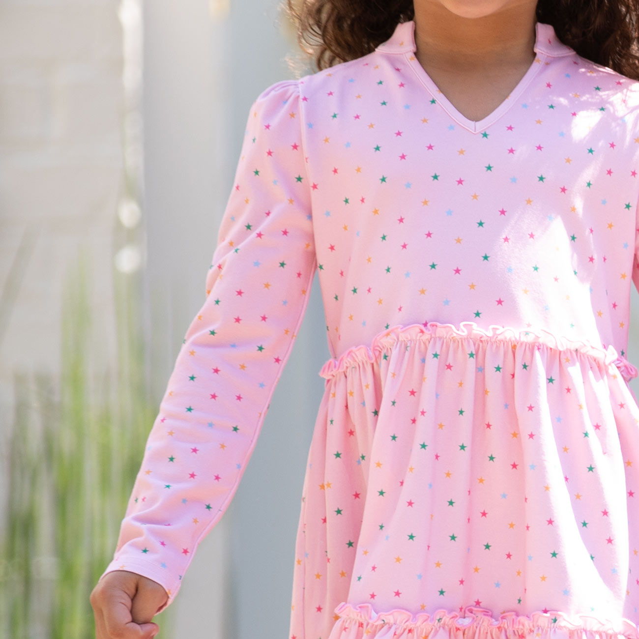 Close-up of Star Power Twirl Dress Close