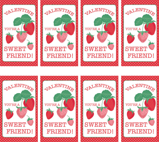 Strawberry VDay Cards