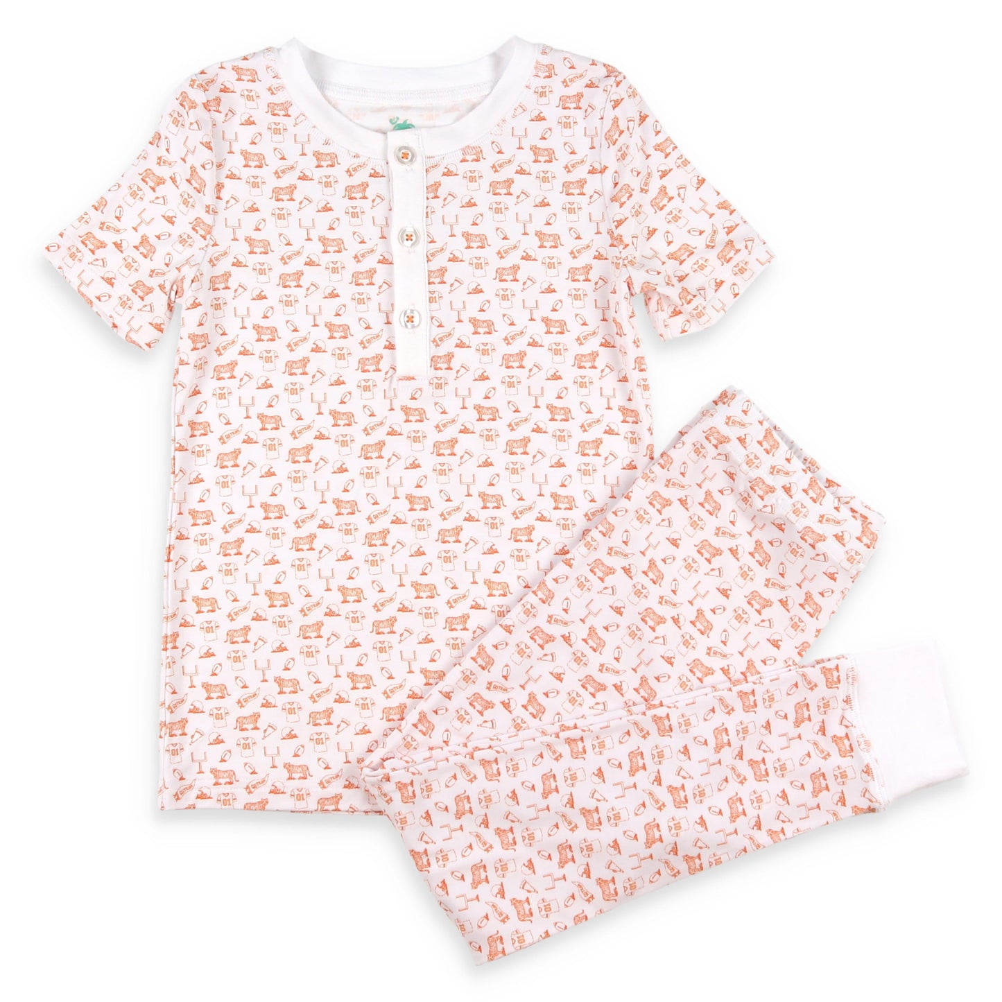 Orange Spirit Bamboo Loungewear boutique children's clothing