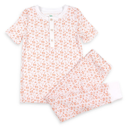 Orange Spirit Bamboo Loungewear boutique children's clothing
