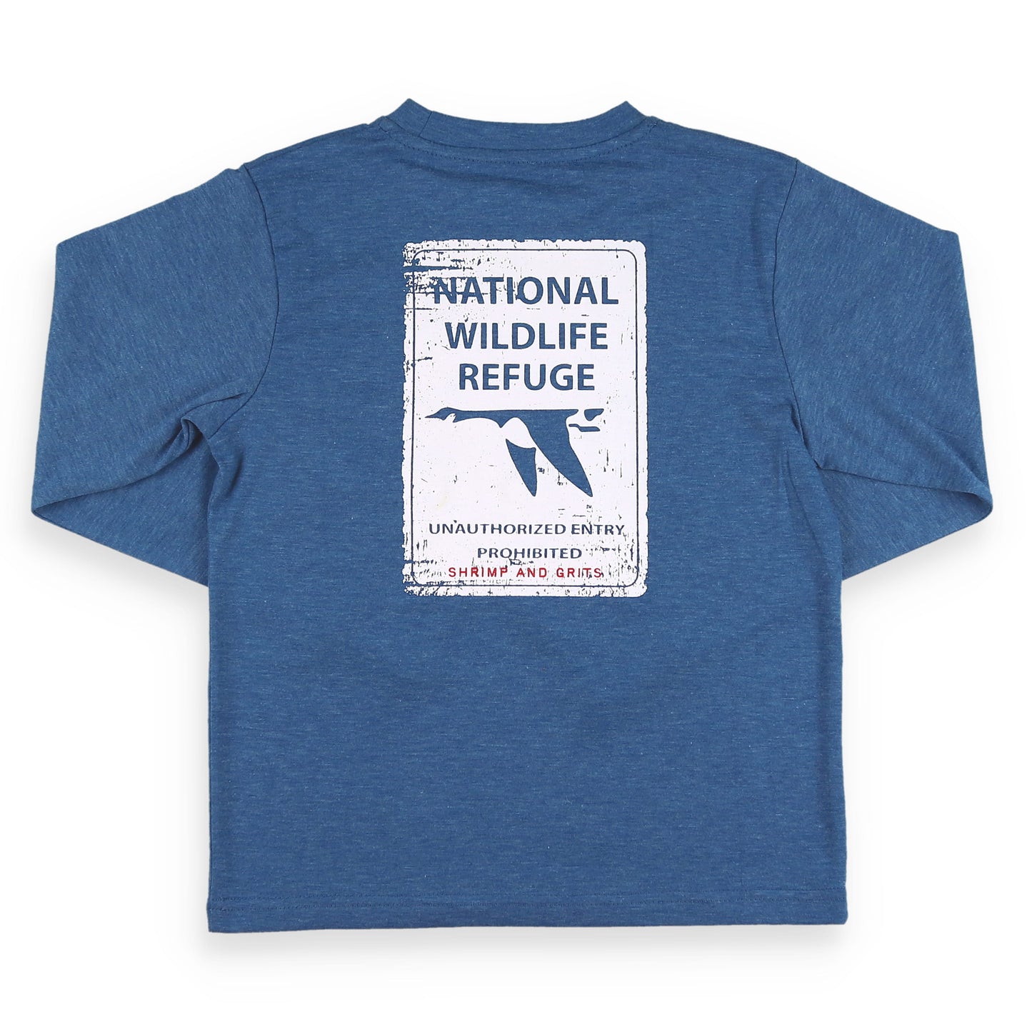 Back view of Wildlife Refuge Graphic Tee Back