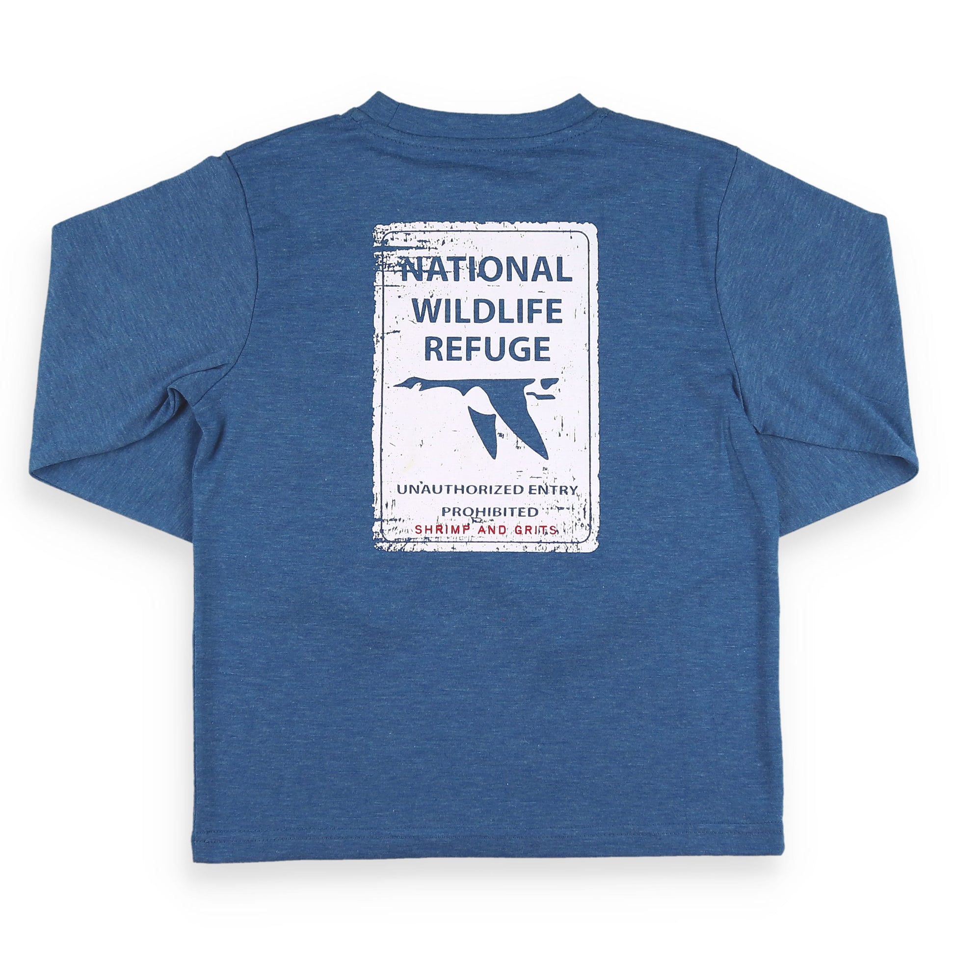 Back view of Wildlife Refuge Graphic Tee Back
