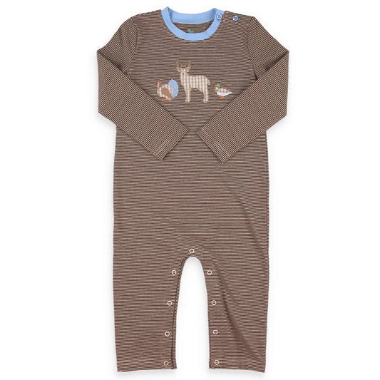 Woodland Friends Romper boutique children's clothing