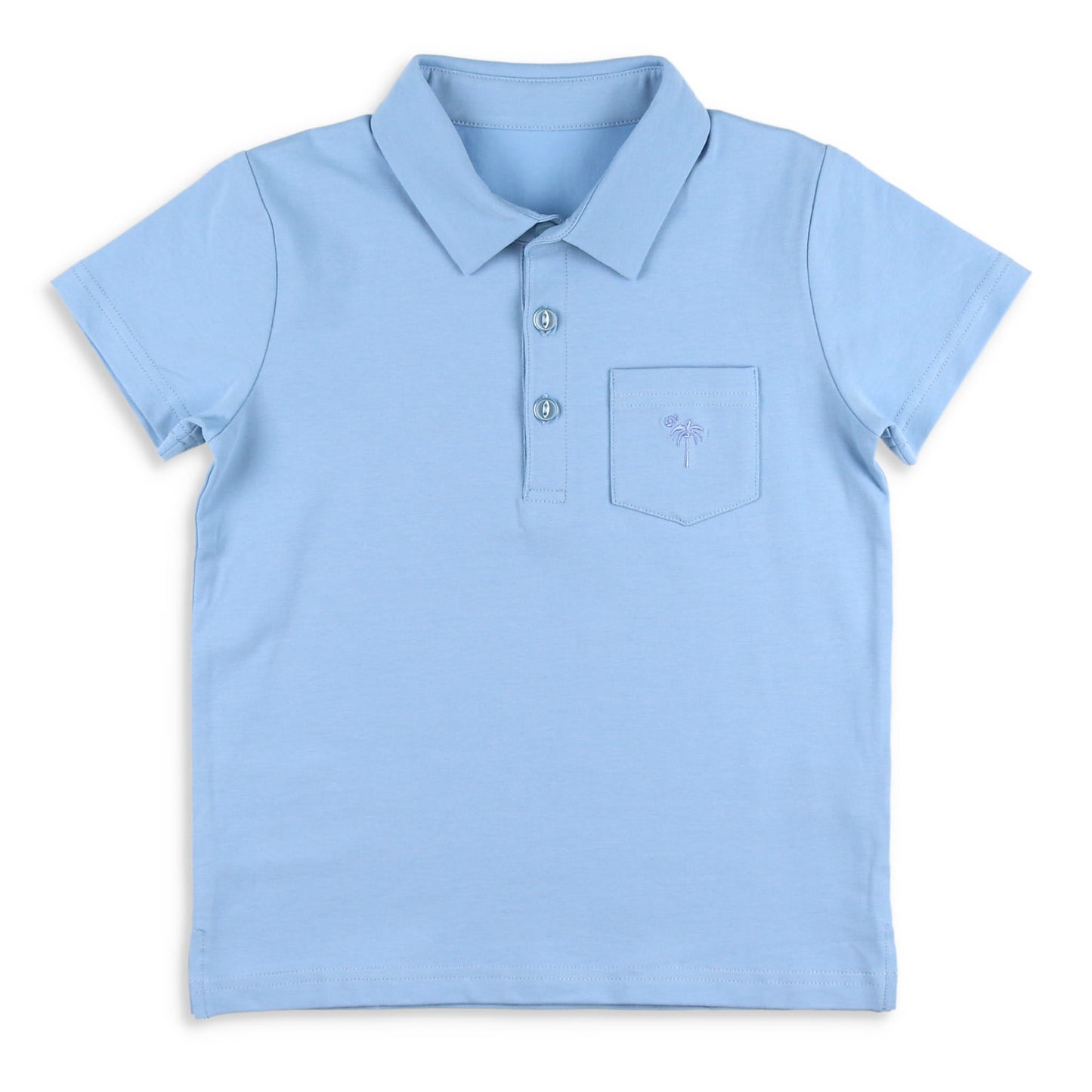 Boys Pocket Polo - Alys Beach Blue